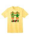 Fiesta Cactus Couple Amor Premium Adult T-Shirt - A Statement of Love and Style-Mens T-shirts-TooLoud-Yellow-Small-Davson Sales