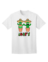 Fiesta Cactus Couple Amor Premium Adult T-Shirt - A Statement of Love and Style-Mens T-shirts-TooLoud-White-Small-Davson Sales