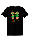 Fiesta Cactus Couple Amor Womens Dark T-Shirt-TooLoud-Black-X-Small-Davson Sales