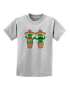 Fiesta Cactus Couple Childrens T-Shirt by TooLoud-Childrens T-Shirt-TooLoud-AshGray-X-Small-Davson Sales