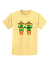 Fiesta Cactus Couple Childrens T-Shirt by TooLoud-Childrens T-Shirt-TooLoud-Daffodil-Yellow-X-Small-Davson Sales