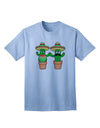 Fiesta Cactus Couple: Premium Adult T-Shirt Collection-Mens T-shirts-TooLoud-Light-Blue-Small-Davson Sales