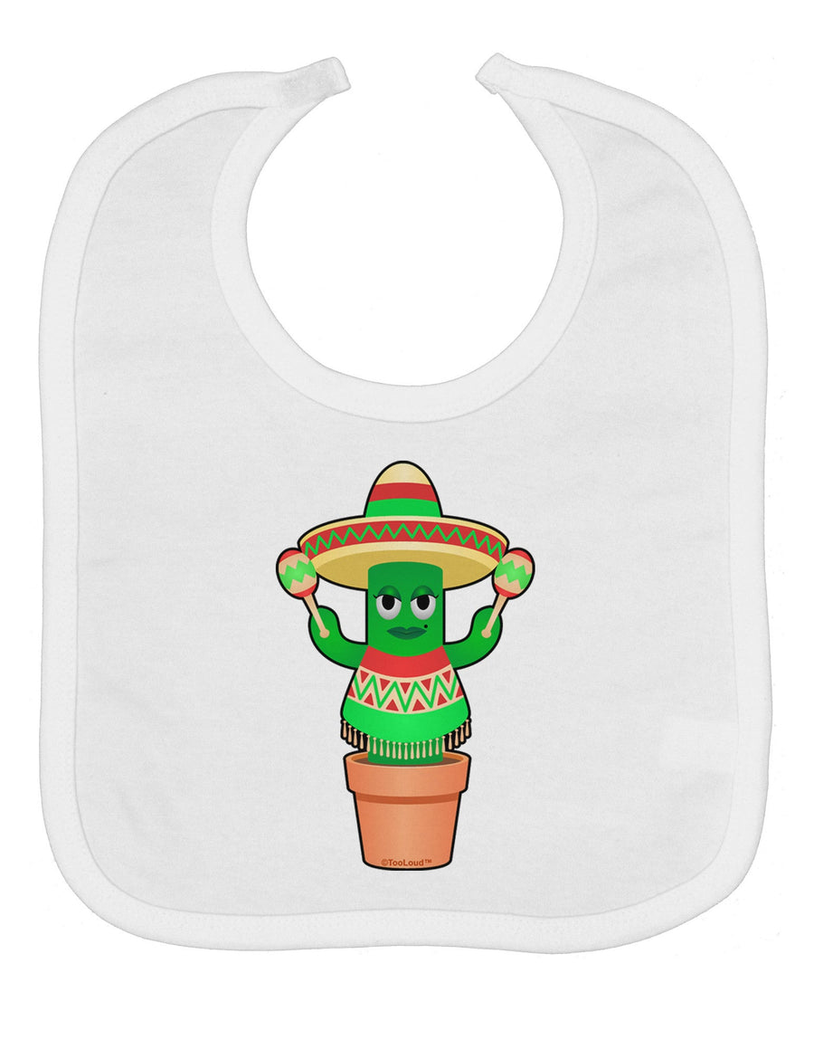 Fiesta Cactus Poncho Baby Bib