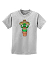 Fiesta Cactus Poncho Childrens T-Shirt-Childrens T-Shirt-TooLoud-AshGray-X-Small-Davson Sales