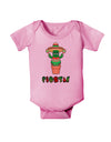 Fiesta Cactus Poncho Text Baby Romper Bodysuit-Baby Romper-TooLoud-Pink-06-Months-Davson Sales