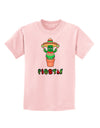 Fiesta Cactus Poncho Text Childrens T-Shirt-Childrens T-Shirt-TooLoud-PalePink-X-Small-Davson Sales