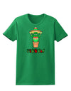 Fiesta Cactus Poncho Text Womens Dark T-Shirt-TooLoud-Kelly-Green-X-Small-Davson Sales