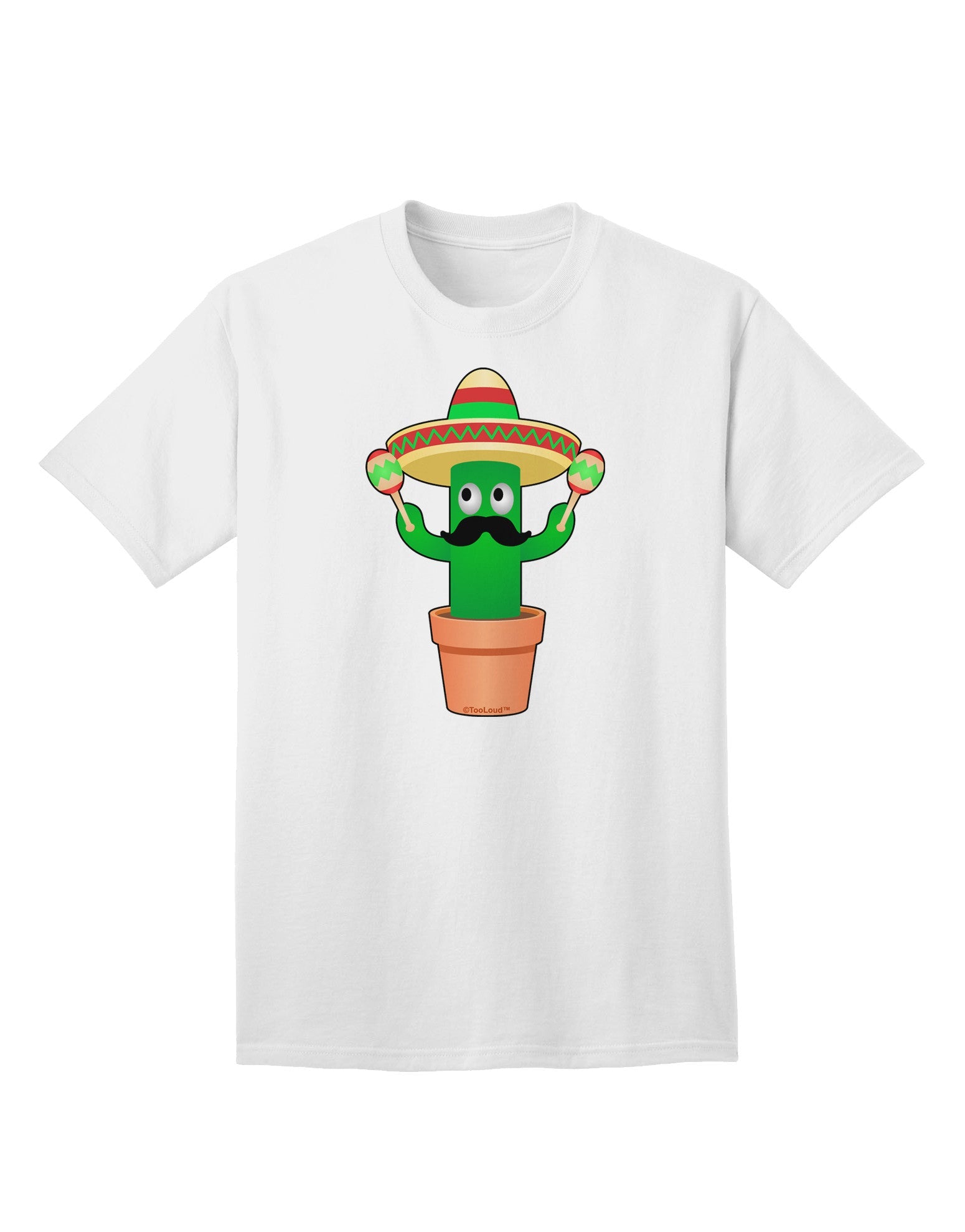 Fiesta Cactus Premium Adult T-Shirt - Ecommerce Exclusive-Mens T-shirts-TooLoud-White-Small-Davson Sales