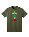 Fiesta Cactus Text Adult Dark T-Shirt-Mens T-Shirt-TooLoud-Military-Green-Small-Davson Sales