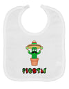 Fiesta Cactus Text Baby Bib