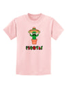 Fiesta Cactus Text Childrens T-Shirt-Childrens T-Shirt-TooLoud-PalePink-X-Small-Davson Sales