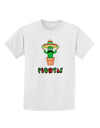 Fiesta Cactus Text Childrens T-Shirt-Childrens T-Shirt-TooLoud-White-X-Small-Davson Sales