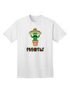 Fiesta Cactus Text Premium Adult T-Shirt - Exclusively for Ecommerce Shoppers-Mens T-shirts-TooLoud-White-Small-Davson Sales