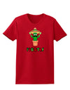 Fiesta Cactus Text Womens Dark T-Shirt-TooLoud-Red-X-Small-Davson Sales