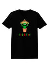 Fiesta Cactus Text Womens Dark T-Shirt-TooLoud-Black-X-Small-Davson Sales