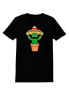 Fiesta Cactus Womens Dark T-Shirt-TooLoud-Black-X-Small-Davson Sales