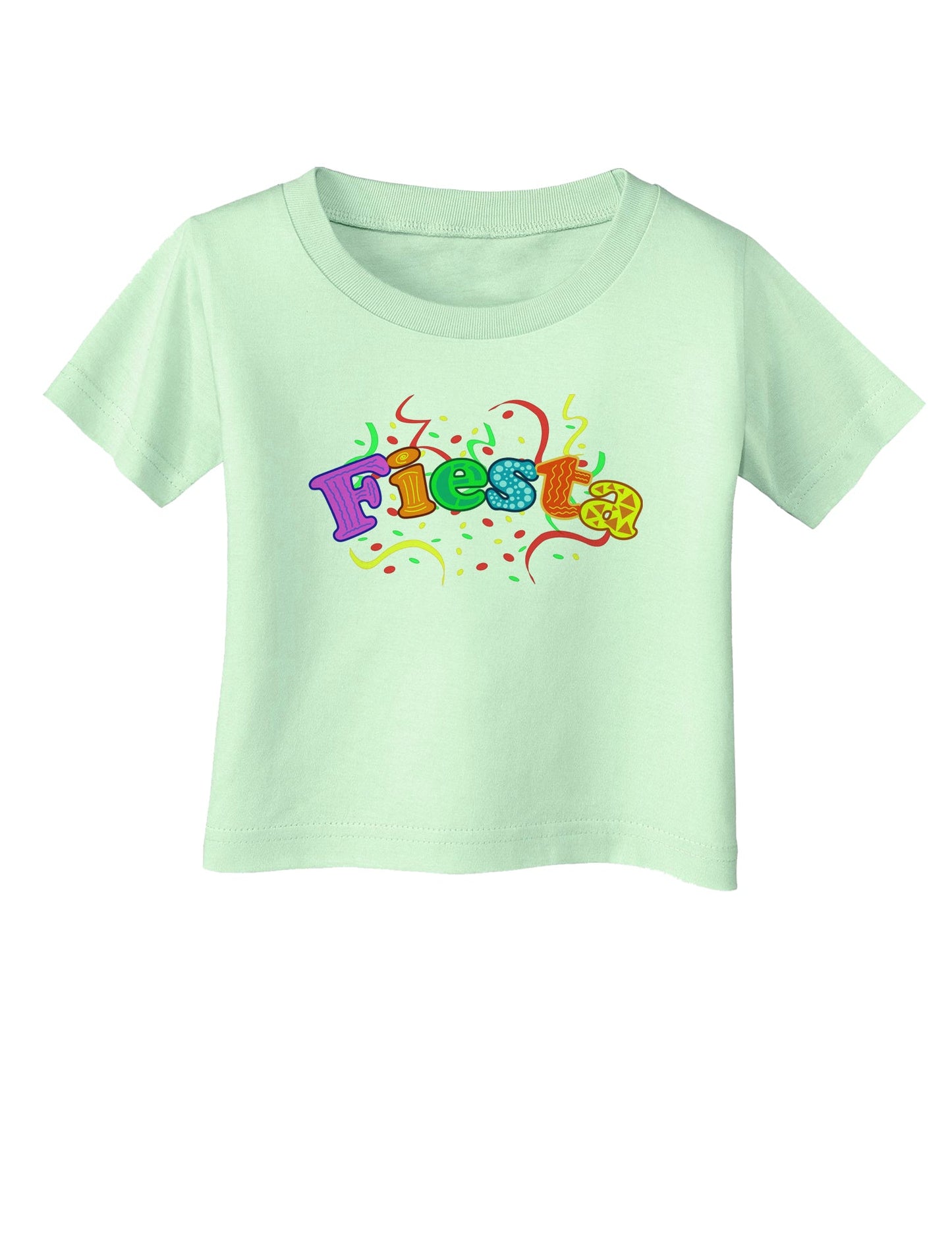 Fiesta! Infant T-Shirt-Infant T-Shirt-TooLoud-Light-Green-06-Months-Davson Sales