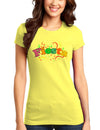 Fiesta! Juniors T-Shirt-Womens Juniors T-Shirt-TooLoud-Yellow-Small-Davson Sales