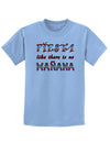 Fiesta Like There's No Manana Childrens T-Shirt-Childrens T-Shirt-TooLoud-Light-Blue-X-Small-Davson Sales