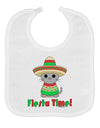 Fiesta Time - Cute Sombrero Cat Baby Bib by TooLoud