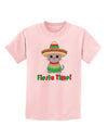 Fiesta Time - Cute Sombrero Cat Childrens T-Shirt by TooLoud-Childrens T-Shirt-TooLoud-PalePink-X-Small-Davson Sales