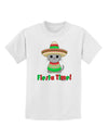 Fiesta Time - Cute Sombrero Cat Childrens T-Shirt by TooLoud-Childrens T-Shirt-TooLoud-White-X-Small-Davson Sales