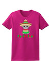 Fiesta Time - Cute Sombrero Cat Womens Dark T-Shirt by TooLoud-Womens T-Shirt-TooLoud-Hot-Pink-Small-Davson Sales