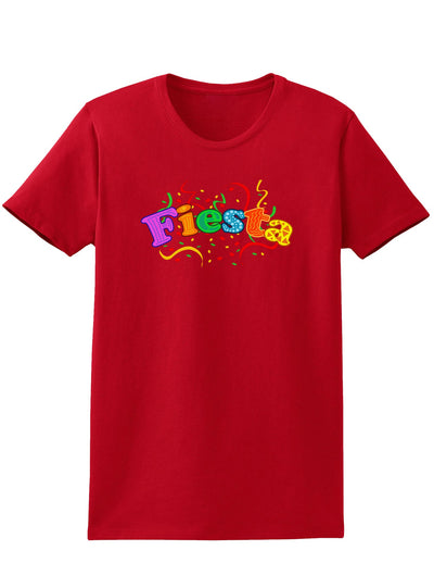 Fiesta! Womens Dark T-Shirt-TooLoud-Red-X-Small-Davson Sales