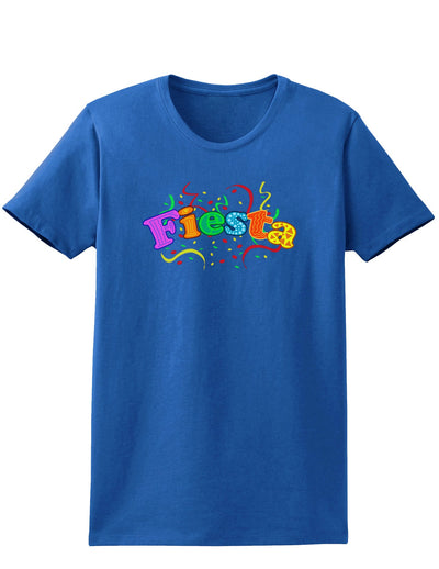 Fiesta! Womens Dark T-Shirt-TooLoud-Royal-Blue-X-Small-Davson Sales