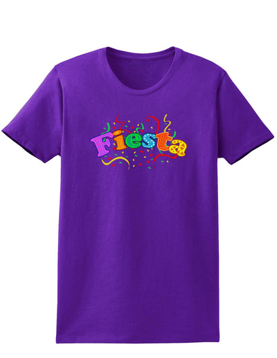 Fiesta! Womens Dark T-Shirt-TooLoud-Purple-X-Small-Davson Sales