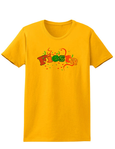 Fiesta! Womens T-Shirt-Womens T-Shirt-TooLoud-Gold-X-Small-Davson Sales