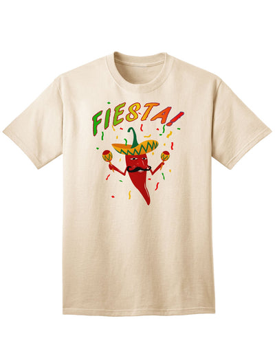 Fiesta-themed Adult T-Shirt featuring Chili Pepper Design-Mens T-shirts-TooLoud-Natural-Small-Davson Sales