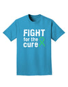 Fight for the Cure - Light Green Ribbon Celiac Disease Adult Dark T-Shirt-Mens T-Shirt-TooLoud-Turquoise-Small-Davson Sales