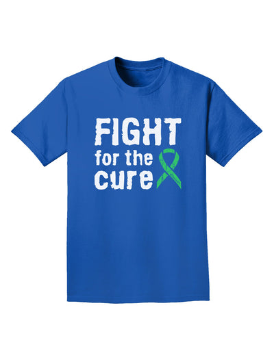 Fight for the Cure - Light Green Ribbon Celiac Disease Adult Dark T-Shirt-Mens T-Shirt-TooLoud-Royal-Blue-Small-Davson Sales