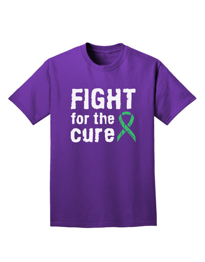 Fight for the Cure - Light Green Ribbon Celiac Disease Adult Dark T-Shirt-Mens T-Shirt-TooLoud-Purple-Small-Davson Sales