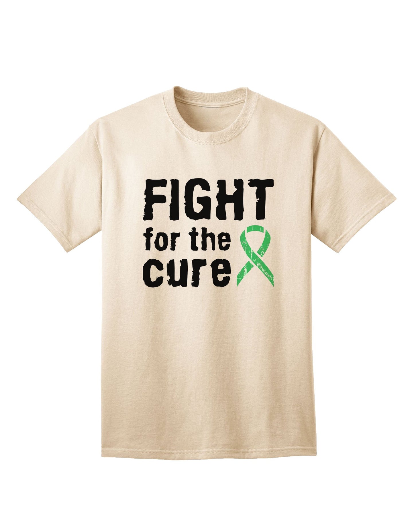 Fight for the Cure - Light Green Ribbon Celiac Disease Adult T-Shirt-Mens T-Shirt-TooLoud-Natural-Small-Davson Sales