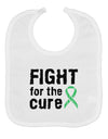 Fight for the Cure - Light Green Ribbon Celiac Disease Baby Bib