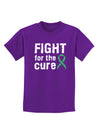 Fight for the Cure - Light Green Ribbon Celiac Disease Childrens Dark T-Shirt-Childrens T-Shirt-TooLoud-Purple-X-Small-Davson Sales