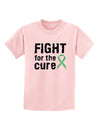 Fight for the Cure - Light Green Ribbon Celiac Disease Childrens T-Shirt-Childrens T-Shirt-TooLoud-PalePink-X-Small-Davson Sales