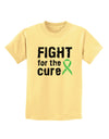 Fight for the Cure - Light Green Ribbon Celiac Disease Childrens T-Shirt-Childrens T-Shirt-TooLoud-Daffodil-Yellow-X-Small-Davson Sales