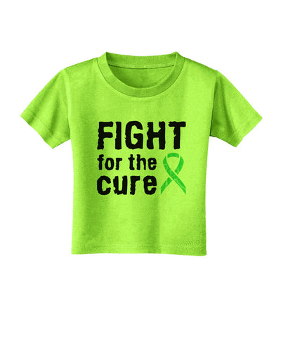 Fight for the Cure - Light Green Ribbon Celiac Disease Toddler T-Shirt-Toddler T-Shirt-TooLoud-Lime-Green-2T-Davson Sales