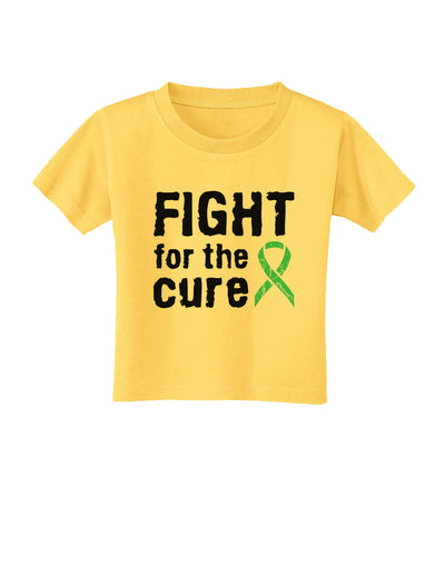 Fight for the Cure - Light Green Ribbon Celiac Disease Toddler T-Shirt-Toddler T-Shirt-TooLoud-Yellow-2T-Davson Sales