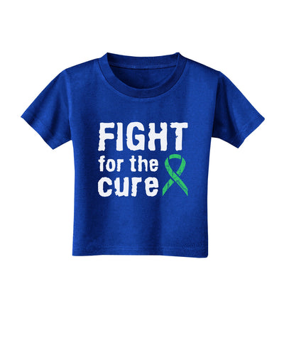 Fight for the Cure - Light Green Ribbon Celiac Disease Toddler T-Shirt Dark-Toddler T-Shirt-TooLoud-Royal-Blue-2T-Davson Sales