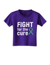 Fight for the Cure - Light Green Ribbon Celiac Disease Toddler T-Shirt Dark-Toddler T-Shirt-TooLoud-Purple-2T-Davson Sales