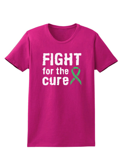 Fight for the Cure - Light Green Ribbon Celiac Disease Womens Dark T-Shirt-TooLoud-Hot-Pink-Small-Davson Sales