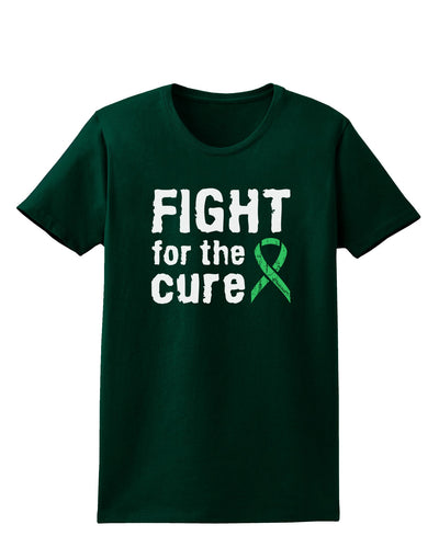 Fight for the Cure - Light Green Ribbon Celiac Disease Womens Dark T-Shirt-TooLoud-Forest-Green-Small-Davson Sales