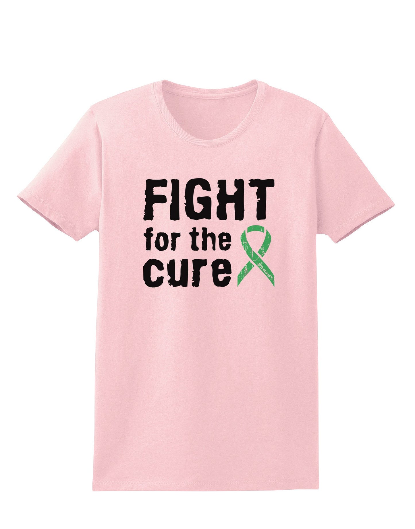Fight for the Cure - Light Green Ribbon Celiac Disease Womens T-Shirt-Womens T-Shirt-TooLoud-PalePink-X-Small-Davson Sales