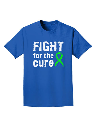 Fight for the Cure - Lime Green Ribbon Lyme Disease Adult Dark T-Shirt-Mens T-Shirt-TooLoud-Royal-Blue-Small-Davson Sales