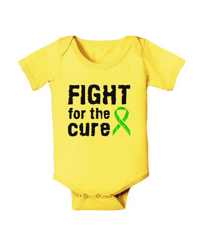 Fight for the Cure - Lime Green Ribbon Lyme Disease Baby Romper Bodysuit-Baby Romper-TooLoud-Yellow-06-Months-Davson Sales