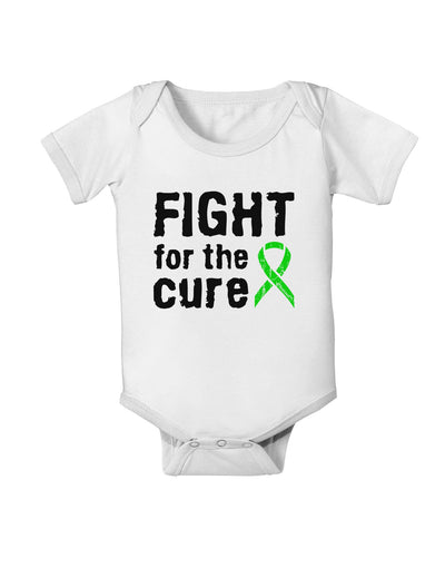 Fight for the Cure - Lime Green Ribbon Lyme Disease Baby Romper Bodysuit-Baby Romper-TooLoud-White-06-Months-Davson Sales